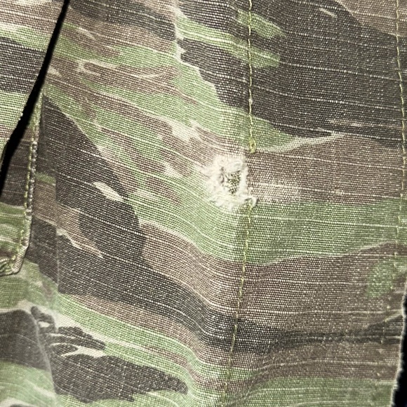 VINTAGE TIGER STRIPE CAMO JACKET LARGE REGULAR ATLANCO - Picture 7 of 7